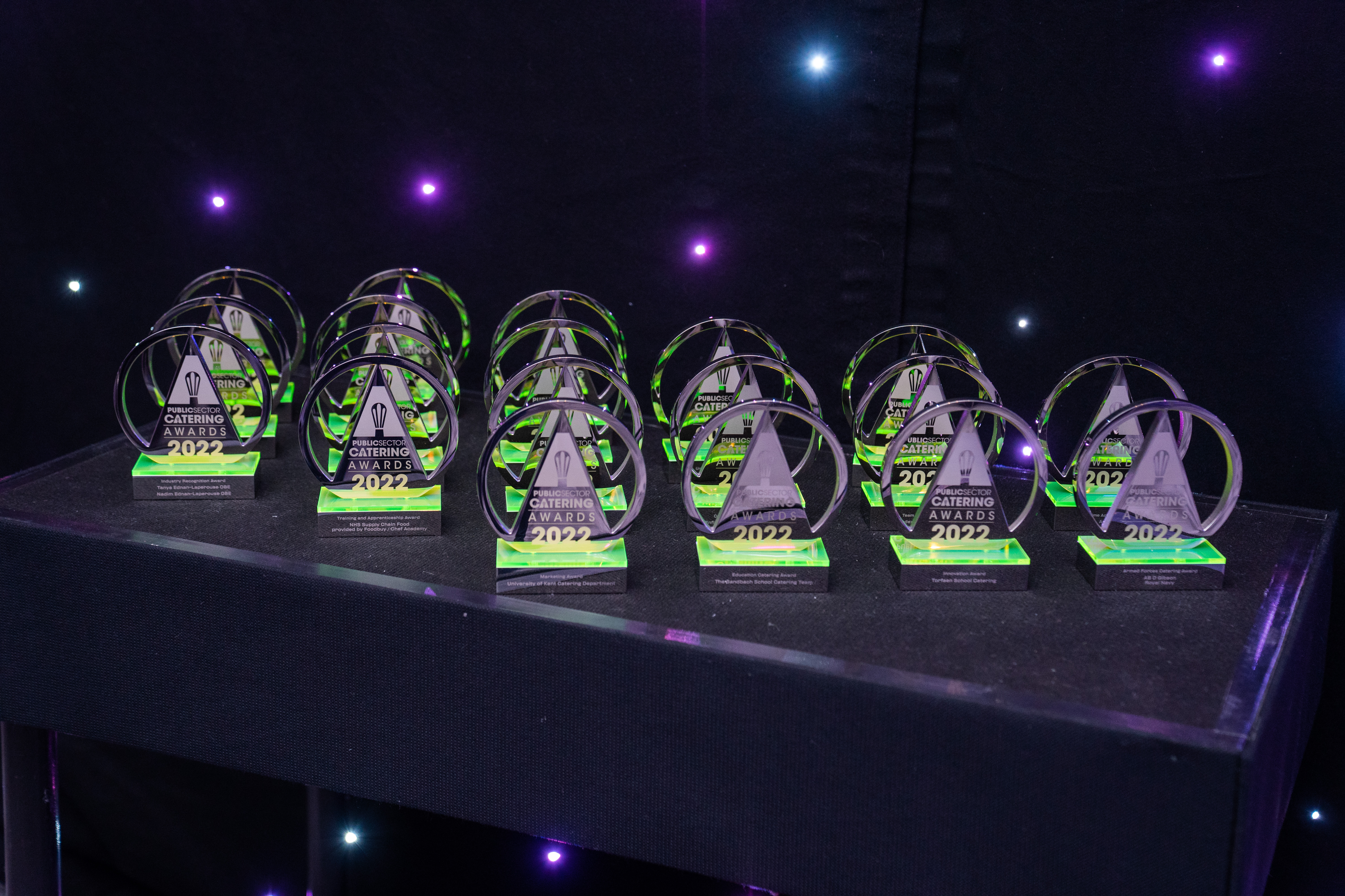 PSC Awards trophies 