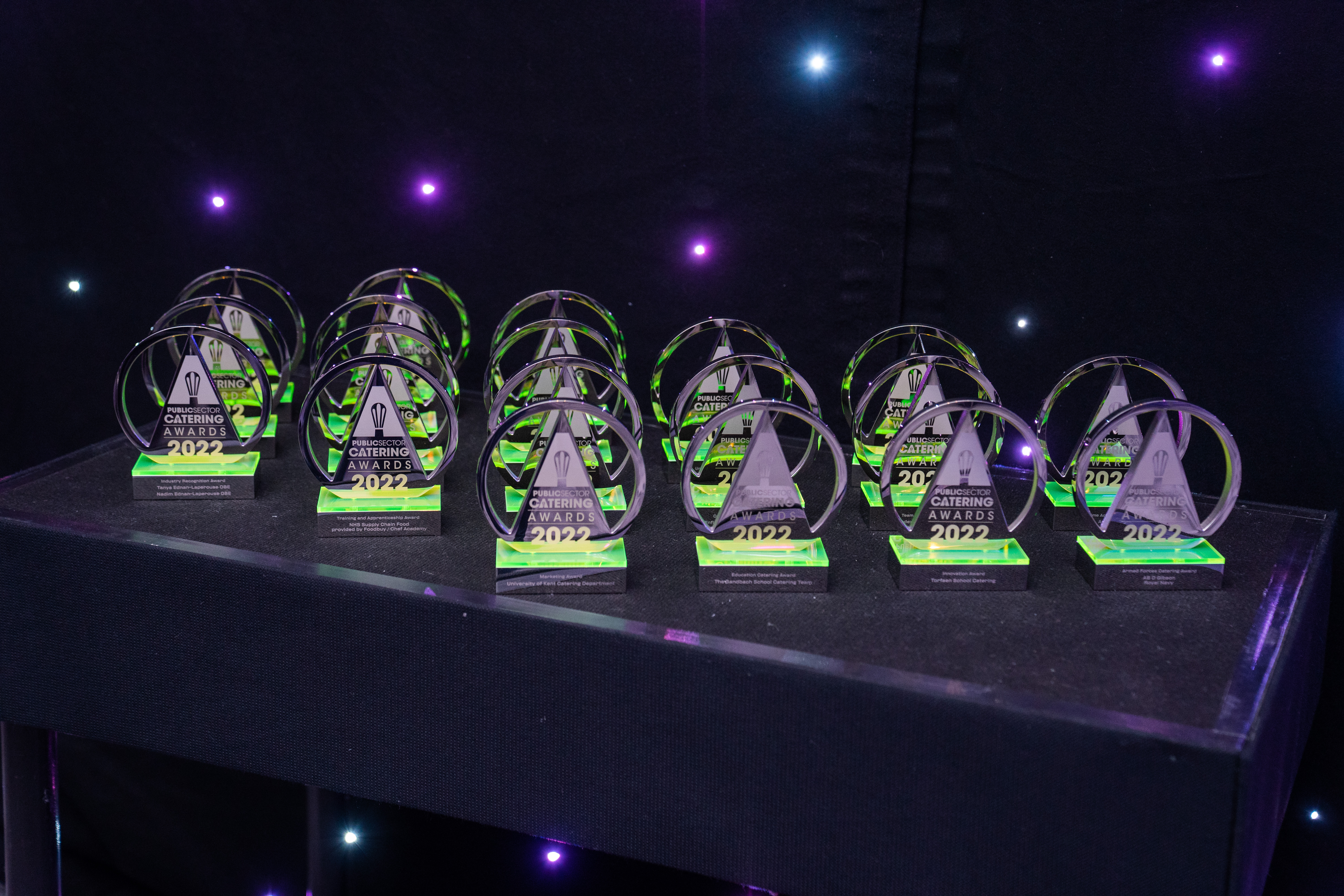 PSC Awards trophies