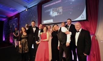 Hilary Witt and William Baxter honoured at Cost Sector Catering Awards 2017