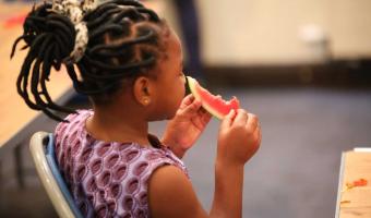 healthy children eat food watermelon lifestyle obesity exercise 