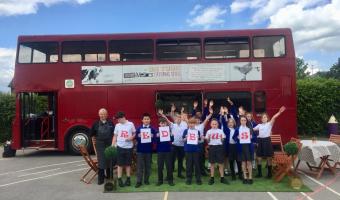 Mellors Catering Services Big Red Bus visits West Lancashire 