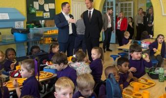 MP Stephen Morgan visits local school to discuss meal provision & challenges