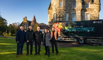 Brakes delivers food at University of St Andrews 