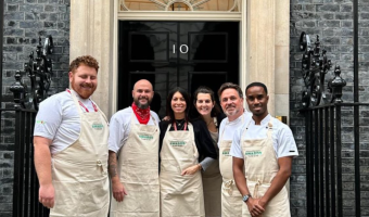 Four award-winning chefs bring school dinners to Downing Street