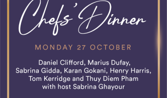 Culinary icons join forces for Hospitality Action’s Winter Chefs’ Dinner
