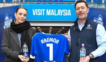 Radnor Hills becomes official water partner for Cardiff City FC