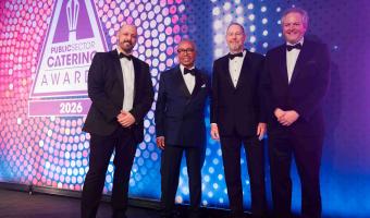 Andy Kemp MBE secures Lifetime Achievement accolade at Public Sector Catering Awards 