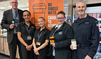 ESS and Royal Navy collaborate to save 43,000 single-use cups  
