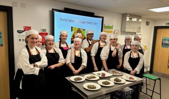Contract caterer Elior 'inspires' Nottingham College students 