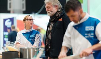 Hairy Biker Si King hosts top chef demos at Public Sector Catering Expo