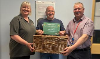 Paul Jackson, porter at James Cook University Hospital, Serco
