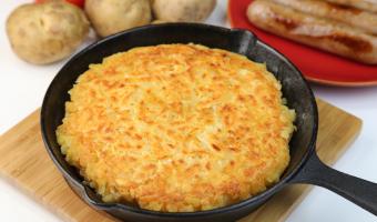 Swiss Rosti, a potato cake