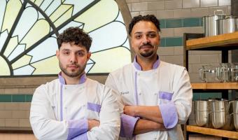 Pastry chefs Erycsson Barbosa and Jamie Akitoye
