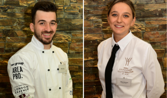 young chef waiter england competition miltan masha elisa doisneau