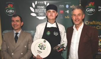 Nathan Armstrong wins Riso Gallo UK & Ireland Young Risotto Chef of the Year 