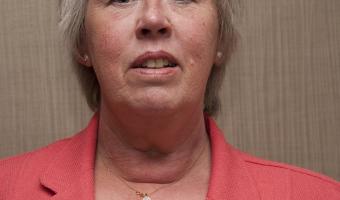 Photo of LACA chair Anne Bull, free school meals