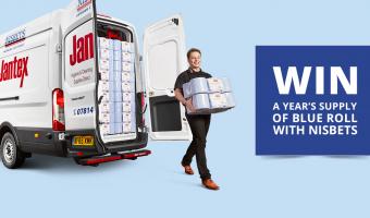 Equipment specialist Nisbets offers year’s supply of blue roll