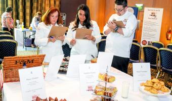 Image of Big School Bake Off competition judges
