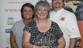 Catering manager Amanda Barrett wins Big School Bake Off