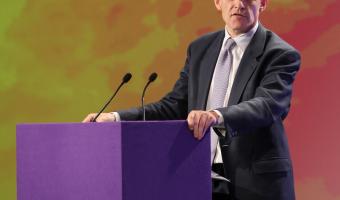 Education Minister David Laws School Food Plan Briefing City Hall