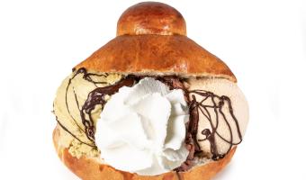 Brioche con gelato 