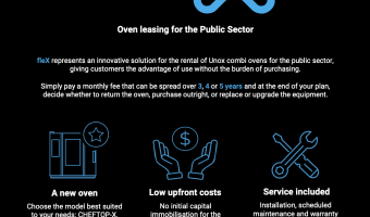 Unox launches fleX equipment leasing for public sector caterers