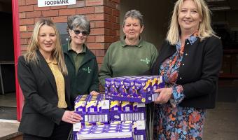 Pineapple Recruitment donates over 200 Easter eggs to food bank 
