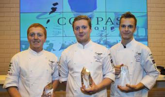 Compass Chef of the Year winners 2014, Sargent, Thomassen, Gibbison