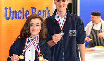 Image of winning gold at Wessex Salon Culinaire