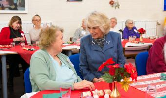 HRH Duchess Cornwall Meals Wheels Luncheon club NACC