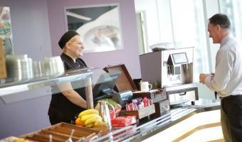 ISS Facility Services MOndelez International staff restaurant