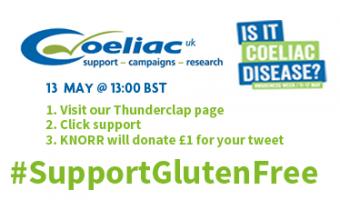 KNORR raises £2,000 for Coeliac UK