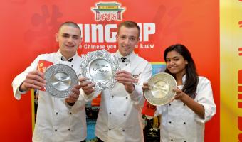 Picture of Robert Hall, young chef, Wing Yip, Joshua Anderson, Princia Fernandes