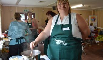 Children's Food Trust Holiday Kitchen Unilever training