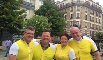 Dine Contract Catering pedals to Paris for charity