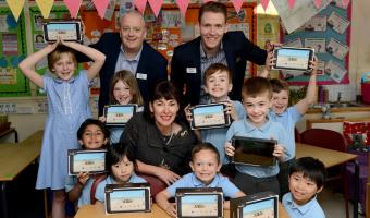 Perry Manor care home provides treat for primary school breakfast club