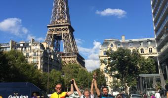 Hospitality teams cycle 250 miles for Springboard