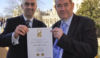 St John’s College, Sustainable Restaurant Association, awards, two stars