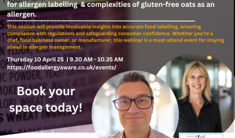 Food Allergy Aware to host free online webinar 