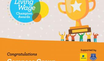 Compass secures Living Wage Champion Award  