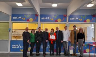 School caterer with Chartwells receives award for ‘outstanding contribution’ to industry