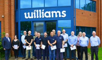 Williams celebrates longest serving members of staff