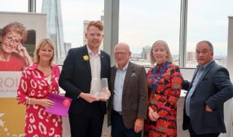 Ben Jeffrey winner of 2023 Robyns Award 