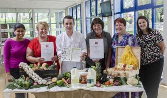 Janine Lewis-Screen and Kevin Hodson with the OWTSD team