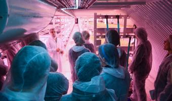 Vacherin visits underground hydroponic herb farm 