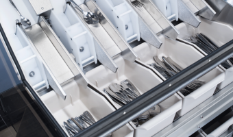 Wexiödisk is launching in the UK its automatic cutlery sorter, the ACS-800