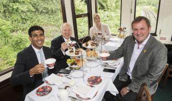 Wensleydale Railway launches afternoon tea service