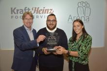 Leo Kattou wins the 57 Hospitality Heroes foodservice competition 