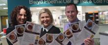 Sue Brierly-Hobson, head of dietetics for the central area, Roza Jozefowicz, dietitian assistant, and Karl Berry, catering manager