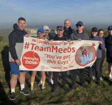 Foodservice wholesaler kff raises £3,000 for Meningitis Now